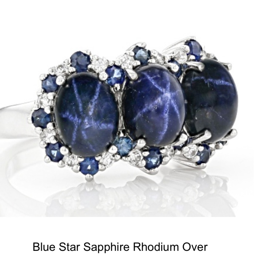 JTV Blue Star Sapphire Size 7